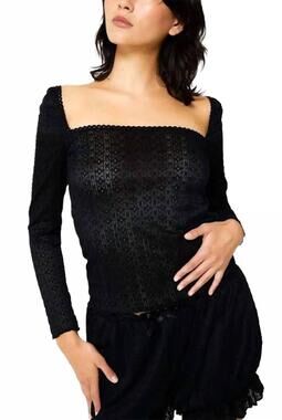 NEW FIND ME NOW tullie long sleeve top in night